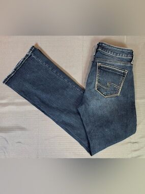 Silver Jeans Suki Bootcut Jeans Women’s 30x33 Dark Wash Mid Rise Stretch Denim